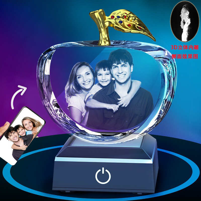3D/2D Crystal Apple