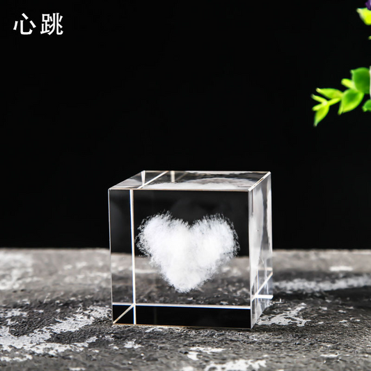 High Quality K5 Crystal 3D Art | Unique 40mm Souvenir & Creative Gift Keepsake