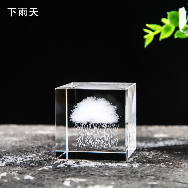 High Quality K5 Crystal 3D Art | Unique 40mm Souvenir & Creative Gift Keepsake