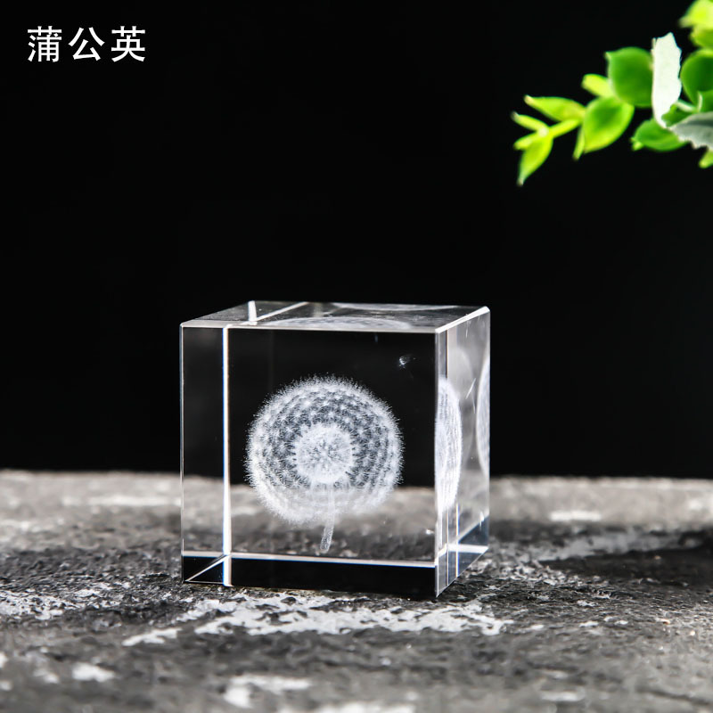High Quality K5 Crystal 3D Art | Unique 40mm Souvenir & Creative Gift Keepsake