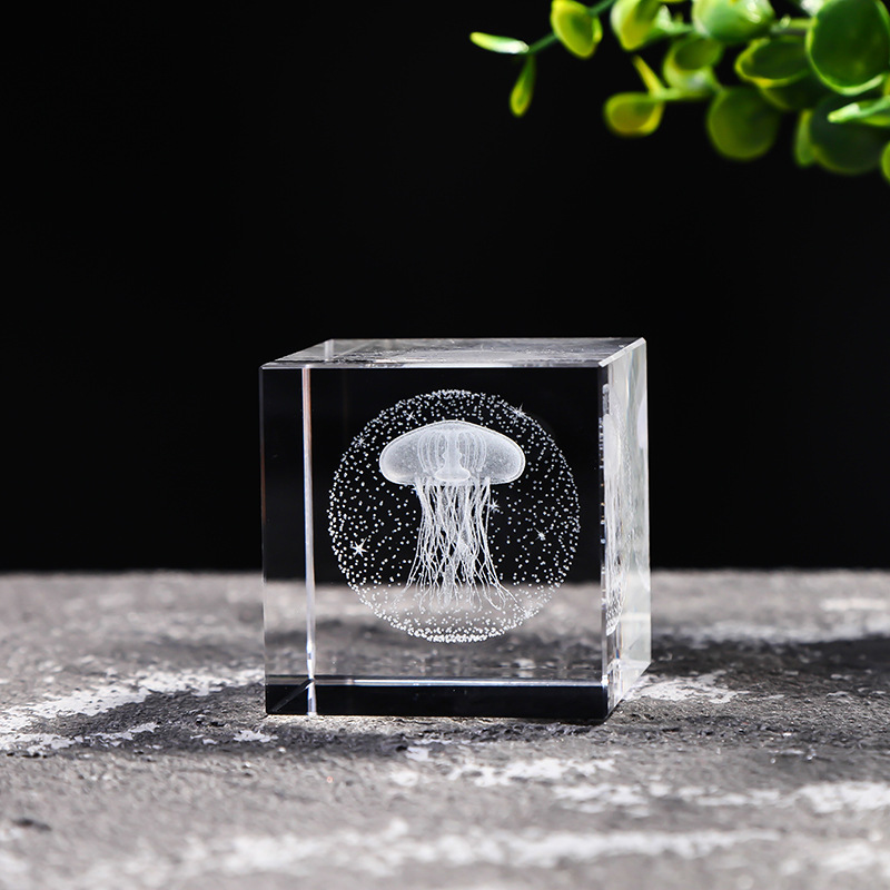 High Quality K5 Crystal 3D Art | Unique 40mm Souvenir & Creative Gift Keepsake
