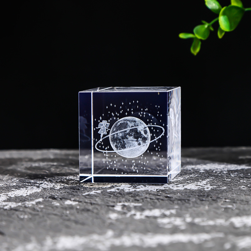 High Quality K5 Crystal 3D Art | Unique 40mm Souvenir & Creative Gift Keepsake