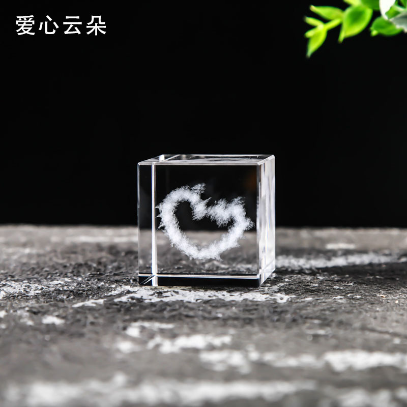 High Quality K5 Crystal 3D Art | Unique 40mm Souvenir & Creative Gift Keepsake