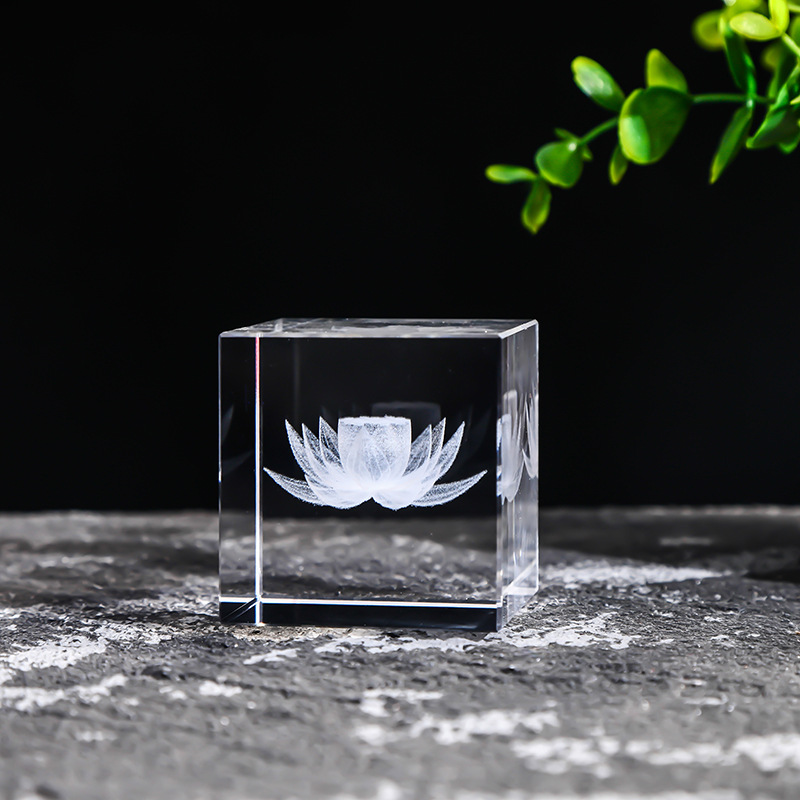 High Quality K5 Crystal 3D Art | Unique 40mm Souvenir & Creative Gift Keepsake