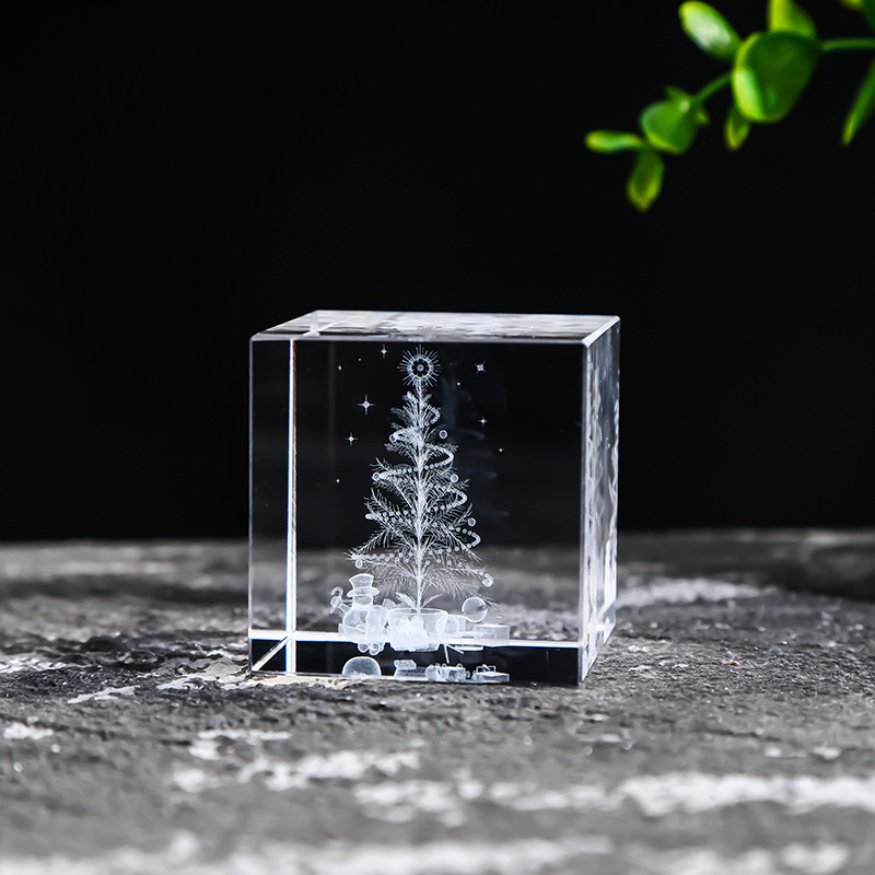 High Quality K5 Crystal 3D Art | Unique 40mm Souvenir & Creative Gift Keepsake