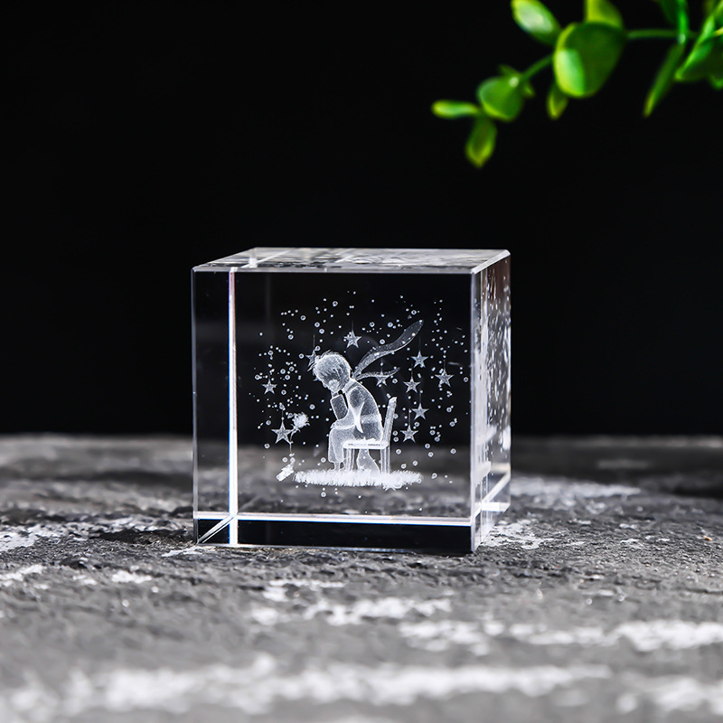 High Quality K5 Crystal 3D Art | Unique 40mm Souvenir & Creative Gift Keepsake
