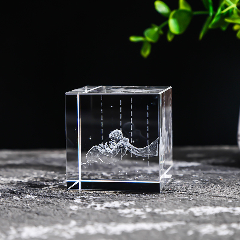 High Quality K5 Crystal 3D Art | Unique 40mm Souvenir & Creative Gift Keepsake