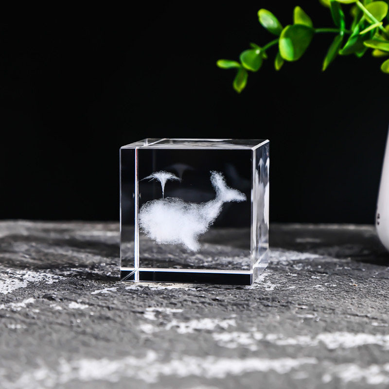 High Quality K5 Crystal 3D Art | Unique 40mm Souvenir & Creative Gift Keepsake