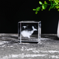 High Quality K5 Crystal 3D Art | Unique 40mm Souvenir & Creative Gift Keepsake