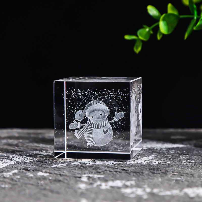 High Quality K5 Crystal 3D Art | Unique 40mm Souvenir & Creative Gift Keepsake