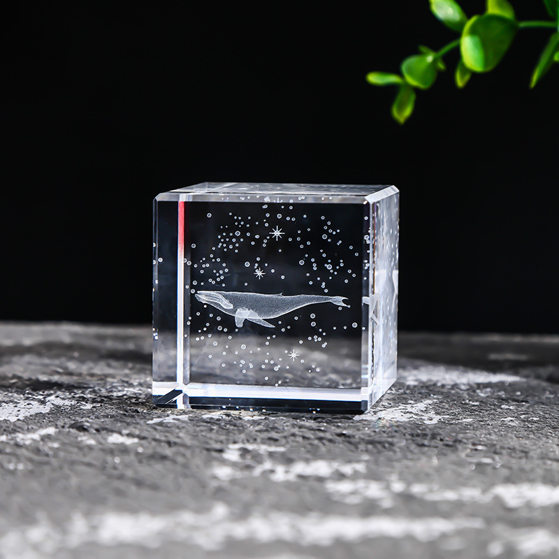 High Quality K5 Crystal 3D Art | Unique 40mm Souvenir & Creative Gift Keepsake