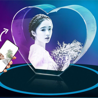 3D/2D Crystal Heart