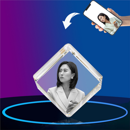 3D/2D  Crystal Square （Flat Corner）