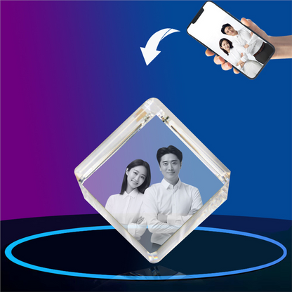 3D/2D  Crystal Square （Flat Corner）